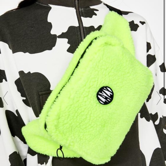 Lazy Oaf Handbags - New Lazy Oaf Neon Dreams Bum Bag